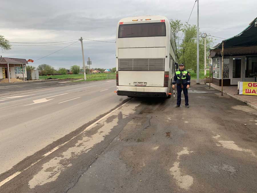 В Целинском районе подвели итоги мероприятия «Контроль за передвижением автобусов»