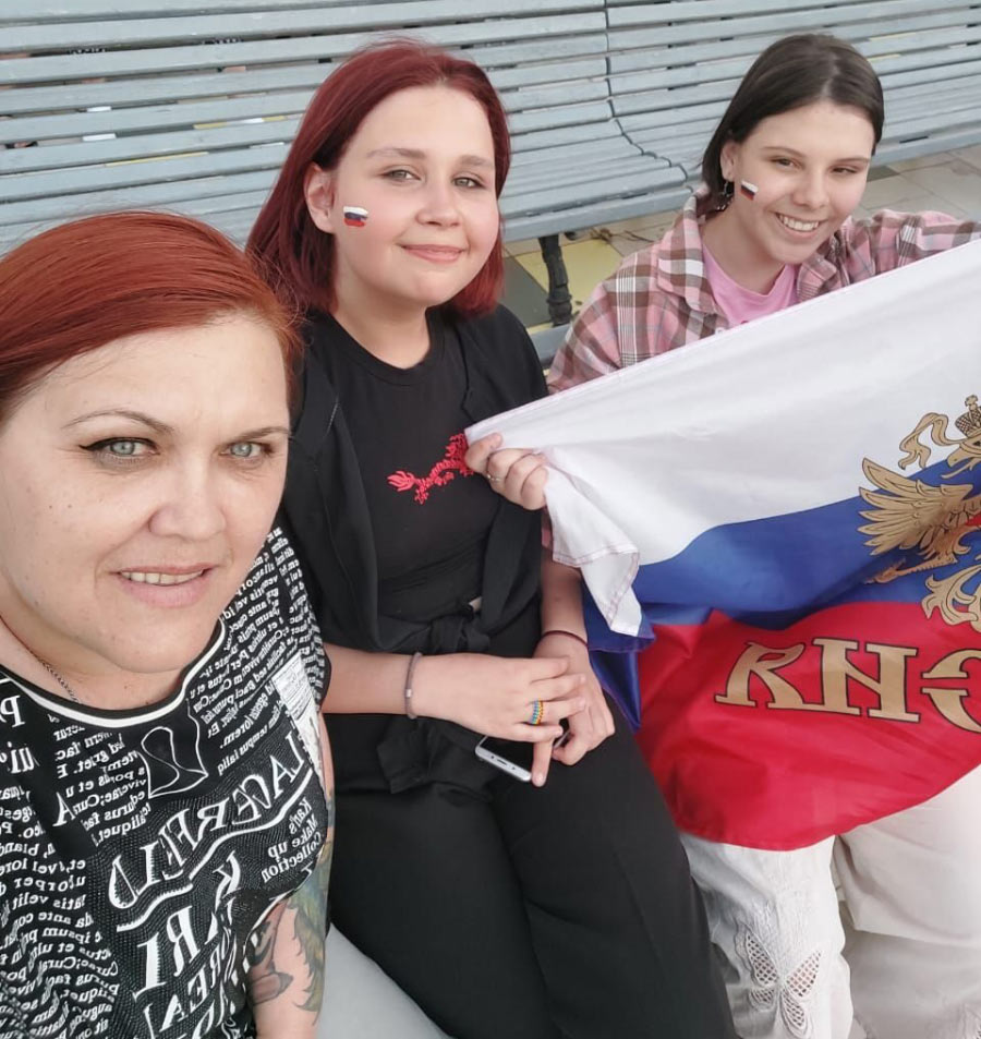 В Вороново работники СДК накануне Дня России провели патриотические акции