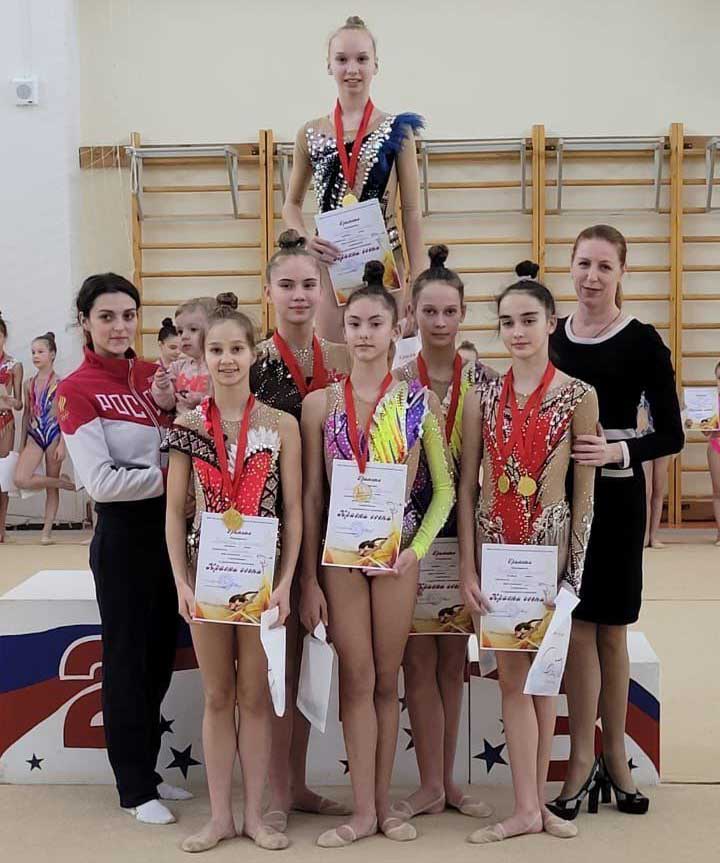 Золотые гимнастки Целинской ДЮСШ