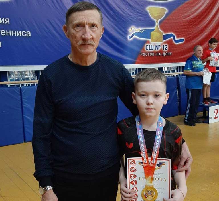 Дмитрий Мойсейко – чемпион Ростовской области по настольному теннису!