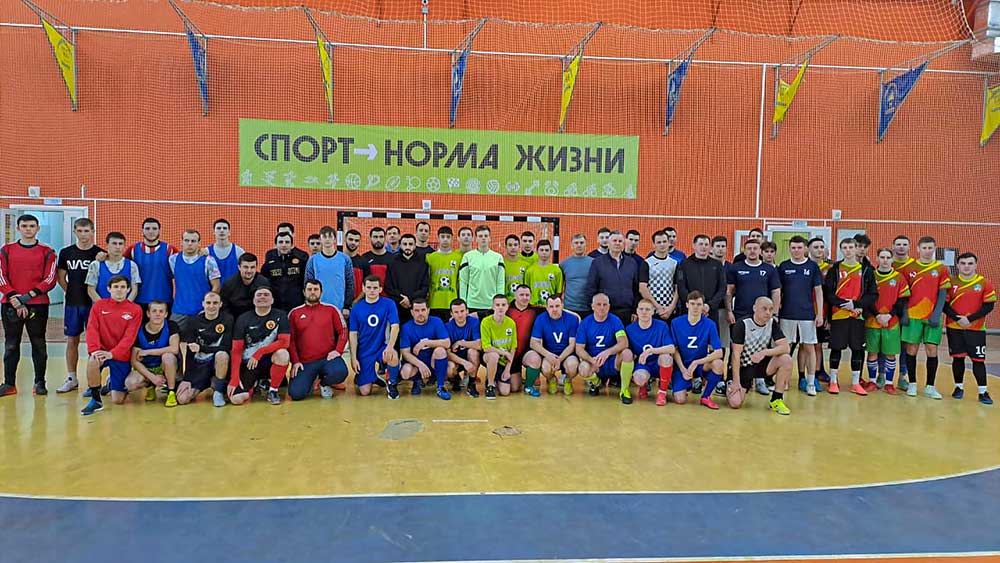 В спорткомплексе «Целина» состоялось торжественное открытие открытого чемпионата района по мини-футболу