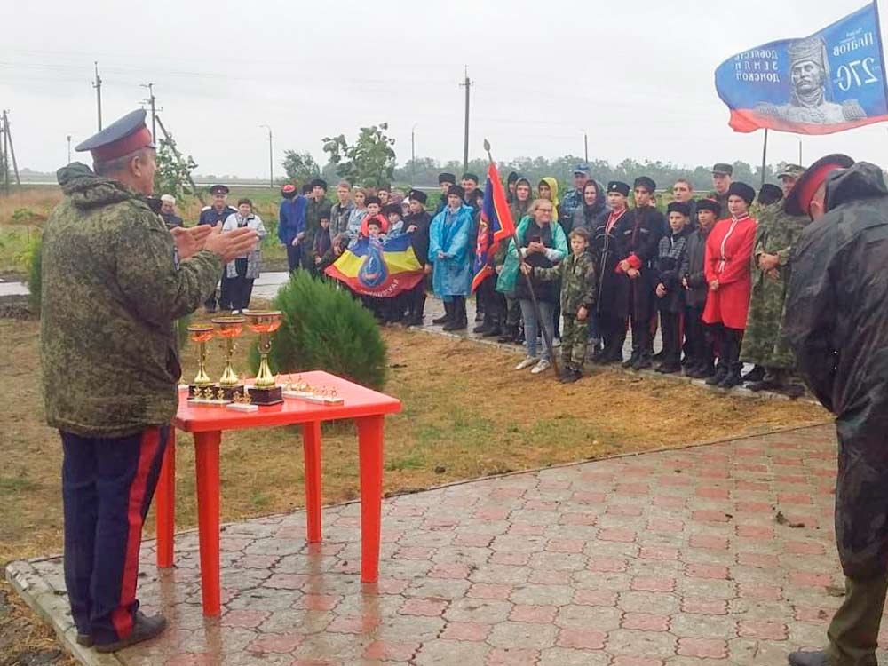 Юные казаки из Целинского района завоевали награды на межрайонных соревнованиях