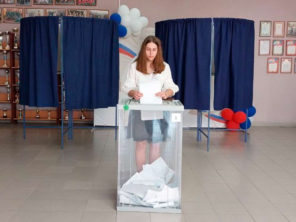 Второй день голосования в Целинском районе