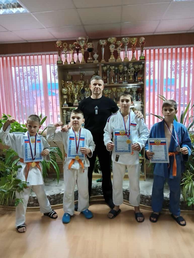 Семь золотых медалей завоевали целинские дзюдоисты на турнире в Пролетарске